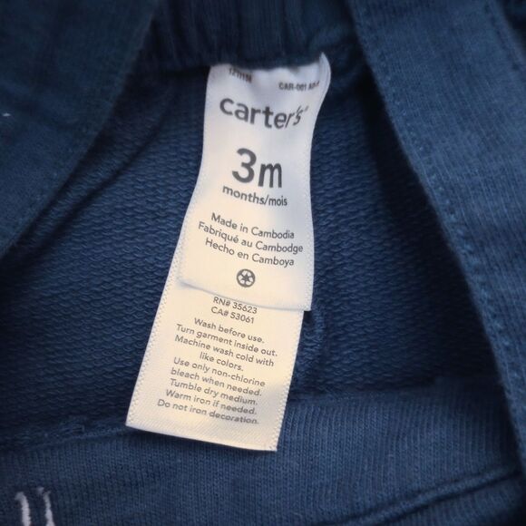 Carter's 2pc Overall Skirt/Bodysuit Outfit sz 3M Girls - Picture 7 of 7